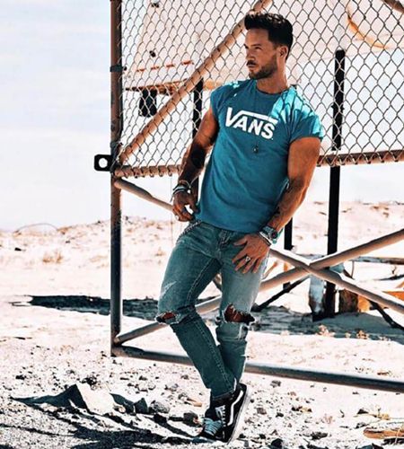 phoi do voi giay vans nam