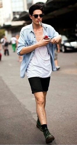 phoi do voi giay cao co nam