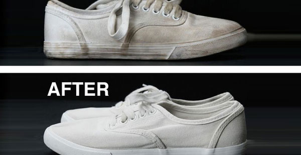 cach ve sinh giay vai