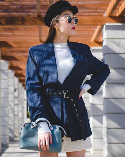 áo khoác ngắn ngang lưng