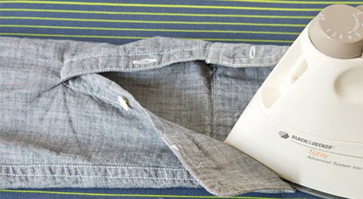 cach ui ao so mi nam