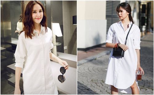 cách phối đồ với áo sơ mi form rộng