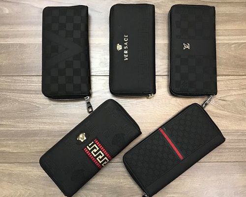 các mẫu ví da bò dọc