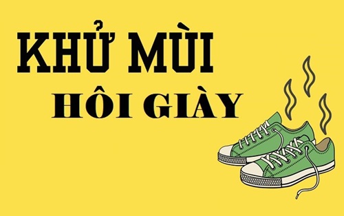 cách khử mùi hôi giày vải