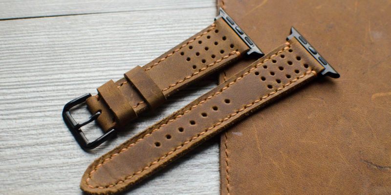 dây da đồng hồ handmade