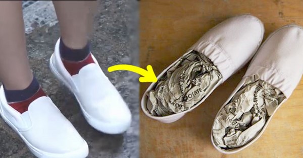 cách làm giày thể thao nhỏ lại