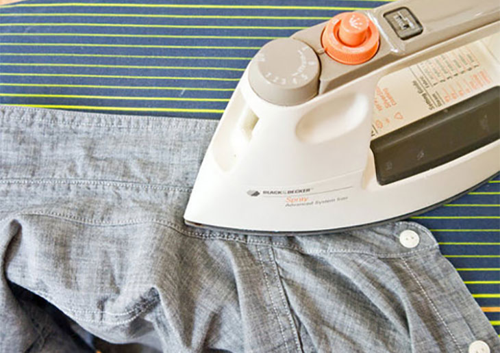 6 bước ủi áo sơ mi nhanh và phẳng hơn cach ui ao so mi nam