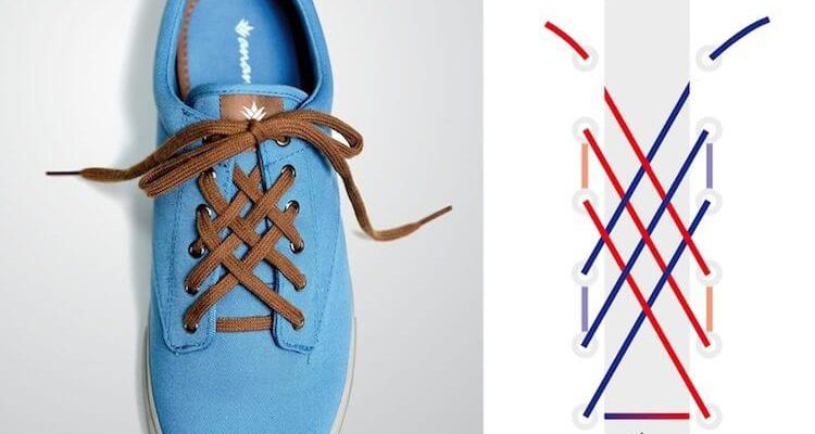 cach xo day giay 5 lo