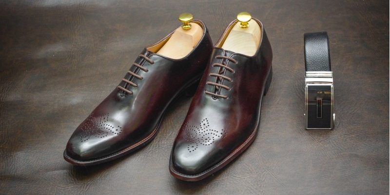 giày da buộc dây nam