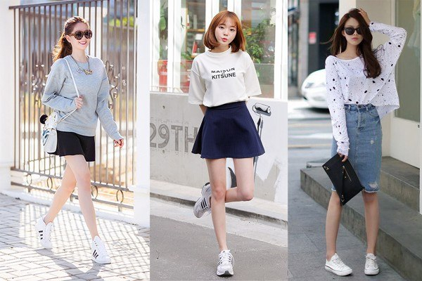 ket hop giay the thao voi quan ao