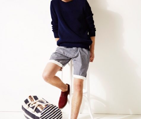 mac quan short mang giay gi