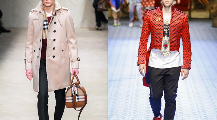 Sự khác biệt trong cách lựa chọn màu sắc của đàn ông Anh & ITALY