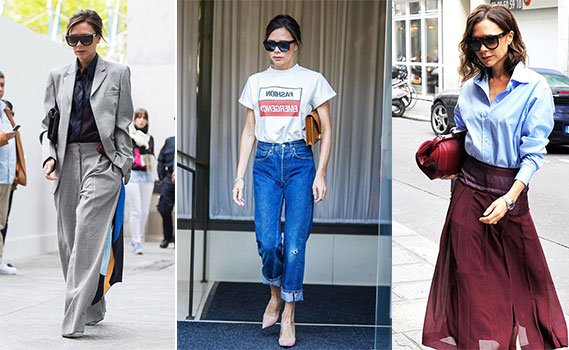 Tham khảo cách phối đồ của Victoria’s Beckham