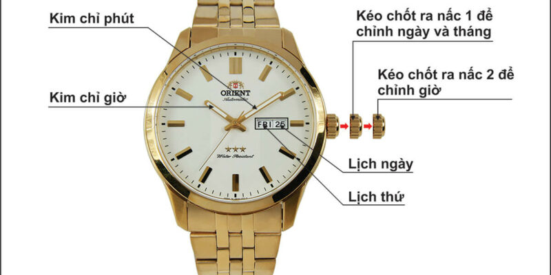 Cách chỉnh giờ đồng hồ đeo tay đúng cách