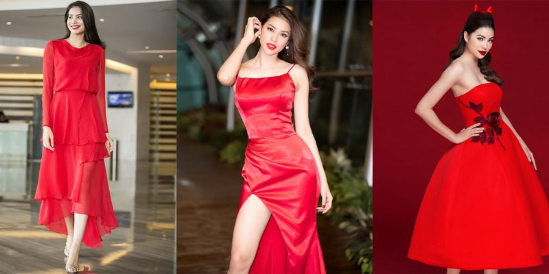 Sắc đỏ quyến rũ- hãy học hỏi Phạm Hương!