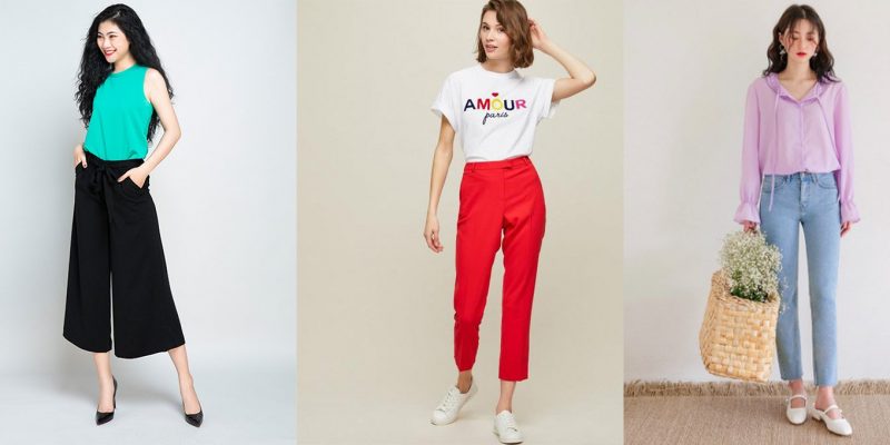 3 kiểu quần kéo dài chân cho nàng cực hiệu quả