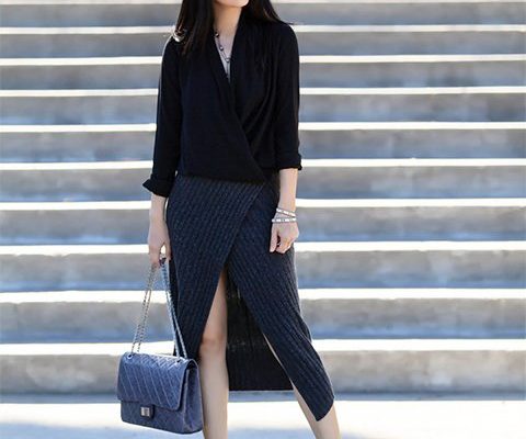 Áo Wrap nữ công sở