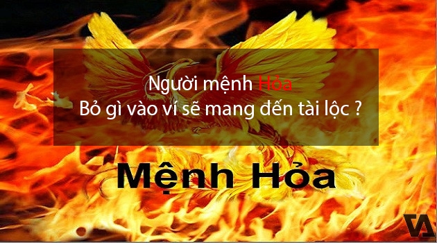 Mệnh hỏa chọn ví màu gì