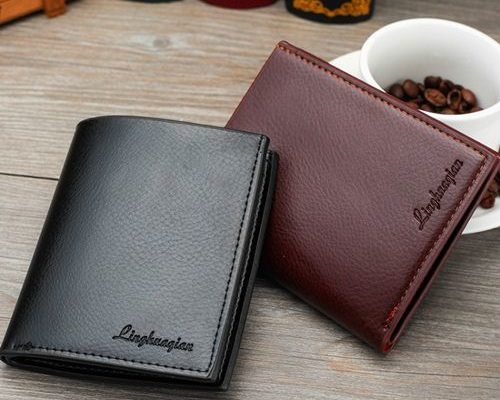 các mẫu ví da bò giả