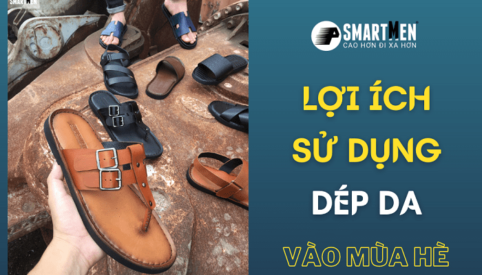dép da mùa hè