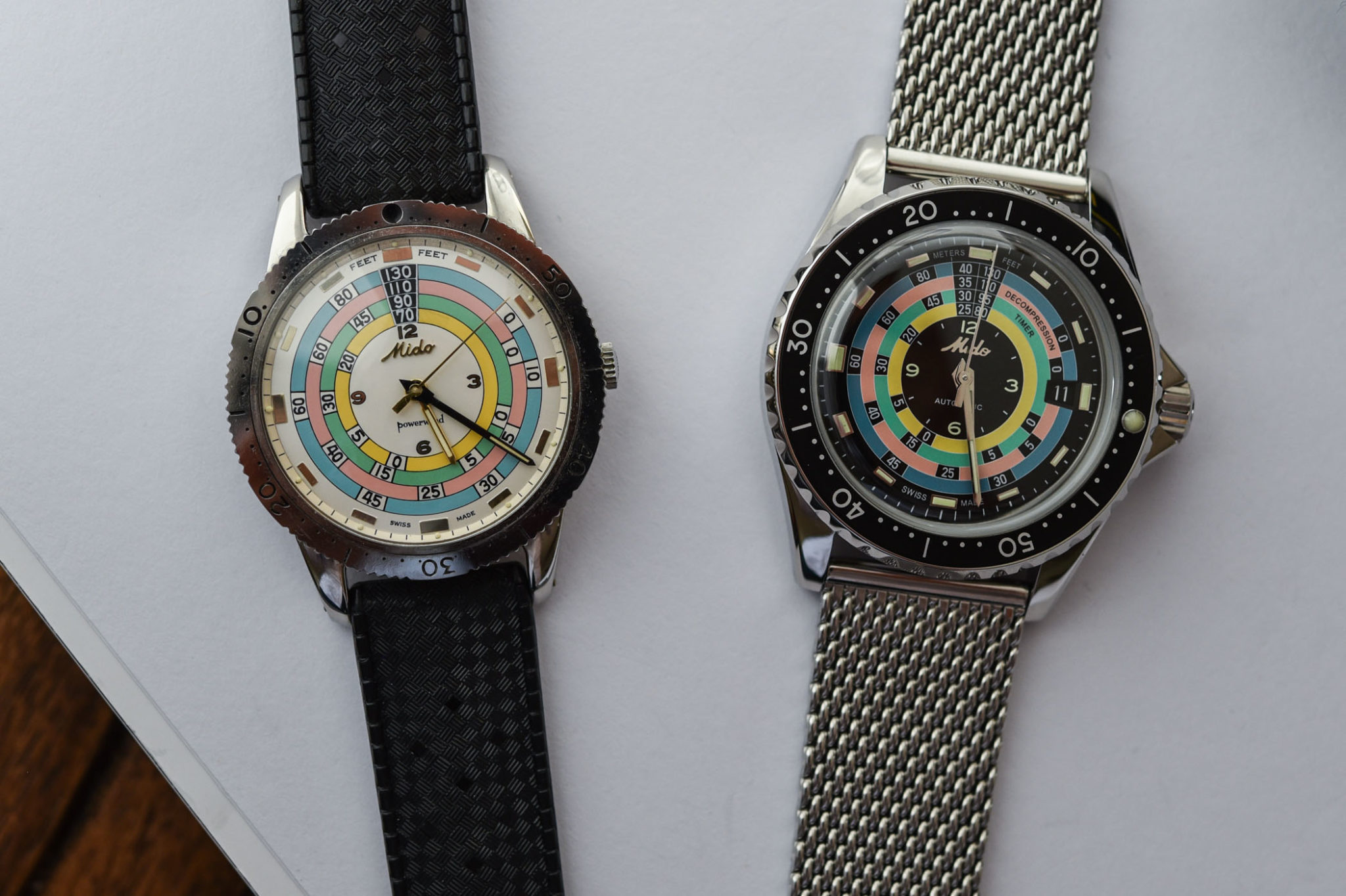 mido ocean star decompression timer 1961